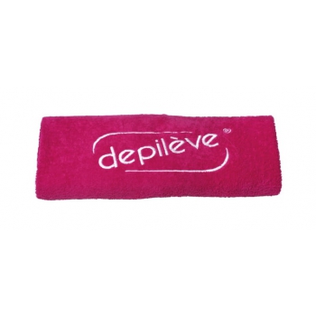 Depileve Ręcznik w kolorze fuksji z logo 100x50 
